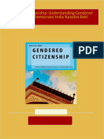 Instant Download Gendered Citizenship: Understanding Gendered Violence In Democratic India Natasha Behl PDF All Chapters