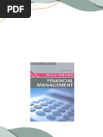 Instant Download Mastering Financial Management John Whiteley PDF All Chapters