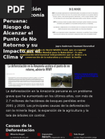 Deforestacion en La Amazonia Peruana Riesgo de Alcanzar El Punto de No Retorno.pptx