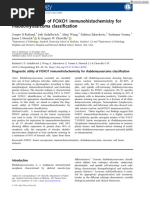 Histopathology - 2023 - Rutland - Diagnostic Utility of FOXO1 Immunohistochemistry for Rhabdomyosarcoma Classification