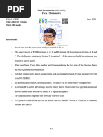 2020 2021 f2 Maths Final Questions