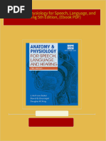 Download ebooks file Anatomy & Physiology for Speech, Language, and Hearing 5th Edition, (Ebook PDF) all chapters