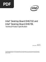 Intel Dh67gd Dh67bl Tech Prod Spec