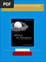 Download Full Ethics in Finance 3rd Edition John R. Boatright PDF All Chapters