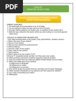 Project Work Guideline MKT XII