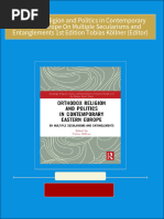 Get Orthodox Religion and Politics in Contemporary Eastern Europe On Multiple Secularisms and Entanglements 1st Edition Tobias Köllner (Editor) free all chapters