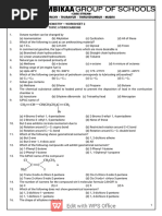 Gr-xi Chemistry-worksheet 2 (Hydrocarbons)