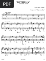 Bethena - A Concert Waltz - Scott Joplin - 1905