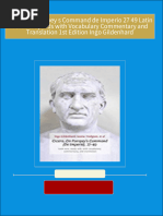 Download full Cicero on Pompey s Command de Imperio 27 49 Latin Text Study Aids with Vocabulary Commentary and Translation 1st Edition Ingo Gildenhard ebook all chapters