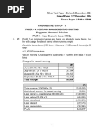 ANSWER MTP COSTING JAN 25