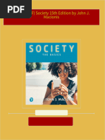 (eBook PDF) Society 15th Edition by John J. Macionis 2024 Scribd Download