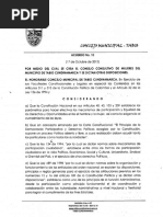 Acuerdo 010 de 2012 - Se Crea El Consejo Consultivo de Mujeres