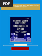 Download full Theory of modern electronic semiconductor devices 1st Edition Brennan ebook all chapters