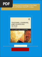 Get Teaching Learning and Schooling in Film Reel Education 1st Edition Daniel P. Liston PDF ebook with Full Chapters Now