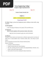 Exp5 Design a Network and Implement Packet Sniffing on Telnet Traffic Using Wireshark