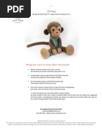 Crochet Monkey Pattern by Anat Tzach