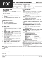 Used Vehicle Inspection Checklist