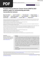 European Neuroendocrine Tumour Society ENETS 2023 Guidance Paper for Nonfunctioning Pancreatic Neuroendocrine Tumours