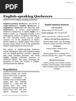 English-speaking Quebecers 