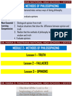 1 Module 2 Lesson 1 Truth