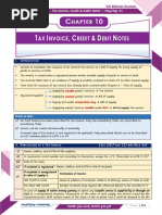 GST Chalisa Ch 10 - Tax Invoice, Credit and Debit Notes by CA Kishan Kumar