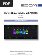 E HandyGuitarLab for MS-70CDRplus