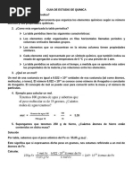 GUIA DE ESTUDIO DE QUIMICA 10