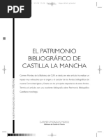 El Patrimonio Bibliografico de Castilla La Mancha