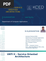 Unit-II Service Oritented Architecture