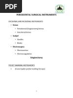 Periodontal Surgical Instruments