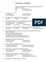 Class X - NCERT - MCQ's -  Development