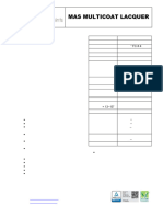 Mas Multicoat Lacquer Datasheet