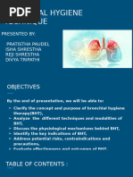 bronchial hygiene technique