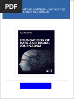 Download full Foundations of Data and Digital Journalism 1st Edition Alex Richards ebook all chapters