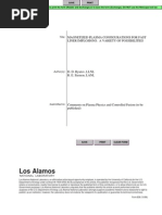 D.D. Ryutov and R. E. Siemon - Magnetized Plasma Configurations For Fast Liner Implosions: A Variety of Possibilities