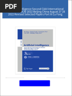 Artificial Intelligence Second CAAI International Conference CICAI 2022 Beijing China August 27 28 2022 Revised Selected Papers Part III Lu Fang all chapter instant download