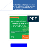 Download Windows Presentation Foundation Development Cookbook 100 recipes to build rich desktop client applications on Windows 1st Edition Kunal Chowdhury ebook All Chapters PDF