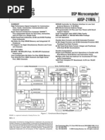 ADSP-21065L DSP Microcomputer: Jtag Dual-Ported Sram Core Processor