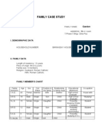 Family Case Study: BLK 4. Room 7, Phase 5 Brgy. Dela Paz