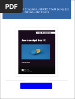 Javascript for R Chapman Hall CRC The R Series 1st Edition John Coene all chapter instant download
