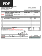 ORÇAMENTO FOKUS PARA DISTRIBUICAO E LOGISTICA LTDA