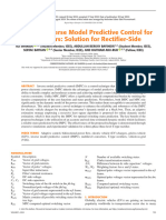 Enhanced Inverse Model Predictive Control for EV Chargers Solution for Rectifier-Side