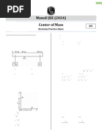 Center of Mass _ Practice Sheet