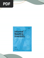 Download Complete (eBook PDF) Informal Reading Inventory: Preprimer to Twelfth Grade 8th Edition PDF for All Chapters