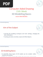 Computer Aided Drawing 15th Week (1)