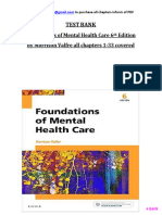 Test Bank for Foundations of Mental Health Care 6th Edition by Morrison