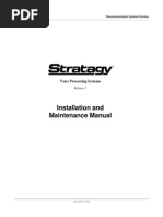 Toshiba Stratagy Voicemail Install and Maintenance Manual