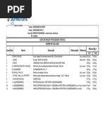 Lista de materiais