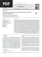 Toward energy-efficient industrial thermal systems for regional manufacturing facilities