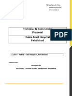 3073 - Proposal for Rabia Trust Hospital Faisalabad